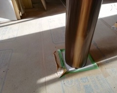 床柱掘り込み跡補修と塗装サムネイル