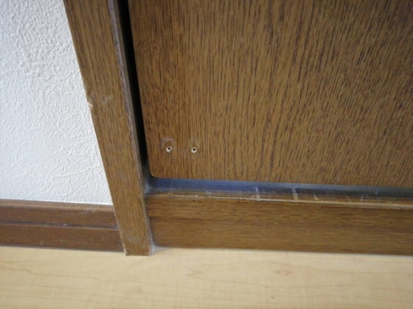 熊本市中央区で扉ビス穴補修をしました。サムネイル